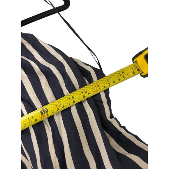 Zara Women Halter Neck Top Size XL Blue White Striped ZW collection 2906/096 NWT - Picture 11 of 12